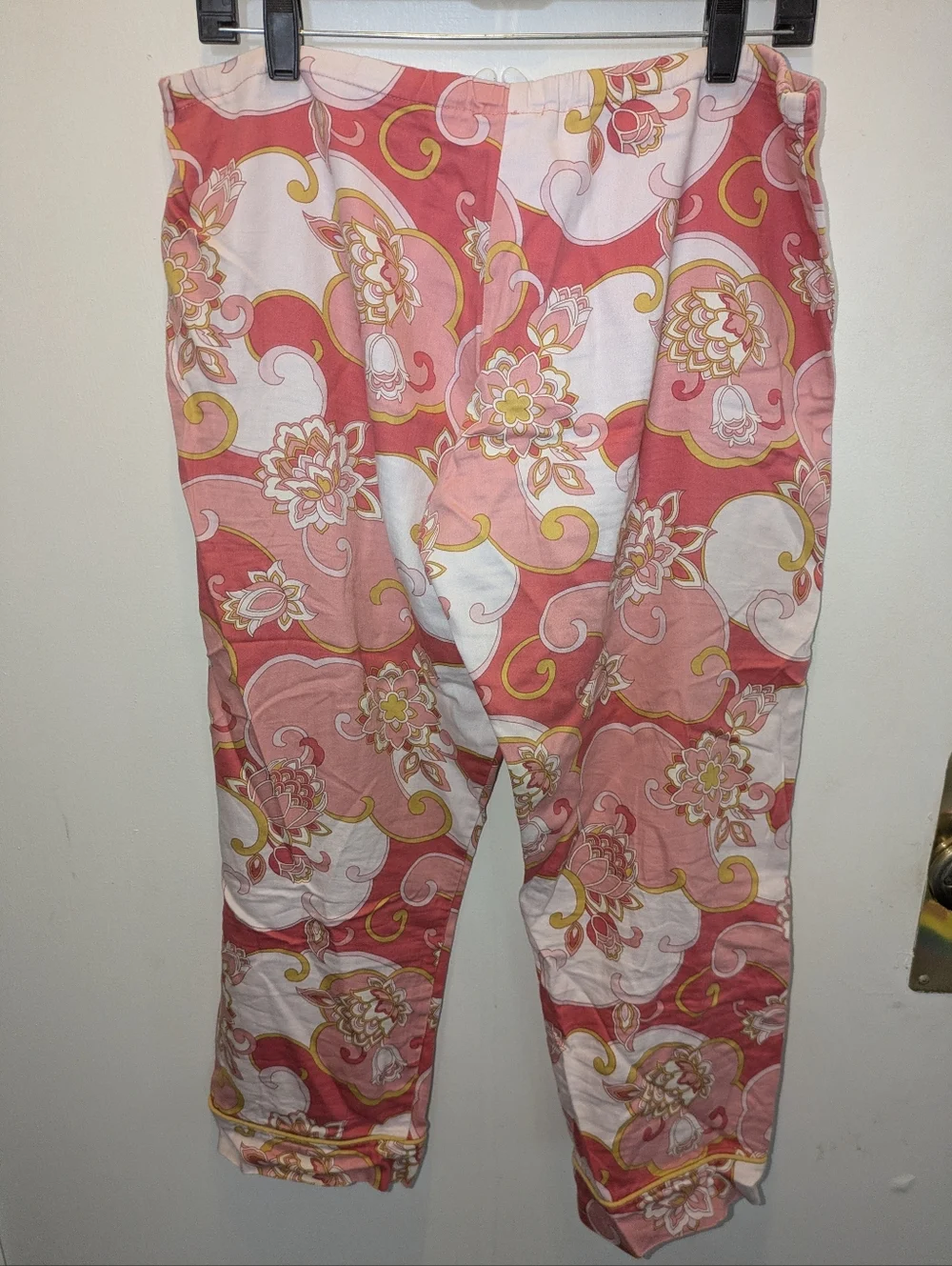 BedHead Pink Floral Print Two-Piece Pajama Set Petite Vintage